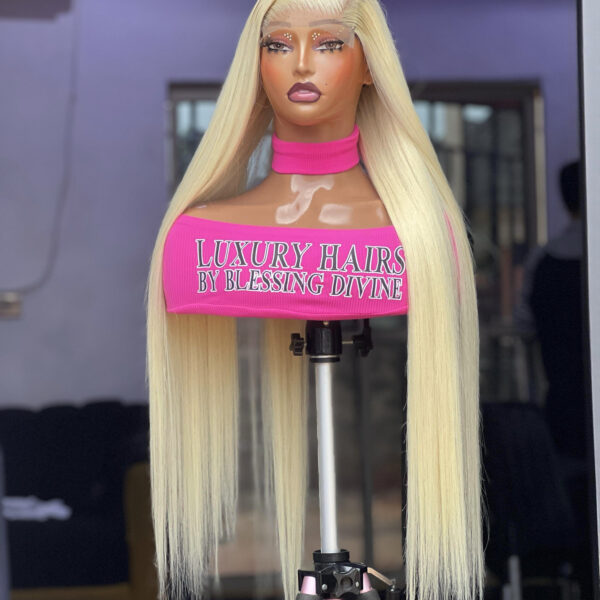 5x5 Bone Straight Lookalike Wig – 30 Inches